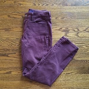 NYDJ Maroon Legging Jeans